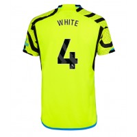 Camisa de Futebol Arsenal Ben White #4 Equipamento Secundário 2023-24 Manga Curta